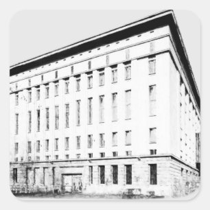 Pegatina Cuadrada Berghain