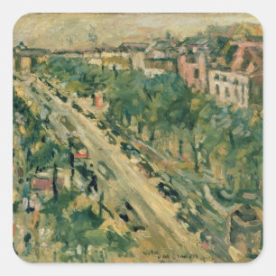 Pegatina Cuadrada Berlín, guarida Linden, 1922 de Unter