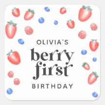 Berry First Birday Strawberry