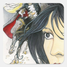 Pegatina Cuadrada Bess-Highwayman