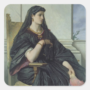 Pegatina Cuadrada Bianca Capello, 1864/68