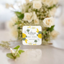 Bienvenida a tema floral