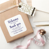 Bienvenida boda Gracias Hotel Personalizado Favor 