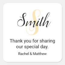 Bienvenida personalizable con monograma de oro