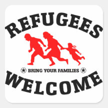 Bienvenidos Refugiados Traigan A Sus Familias