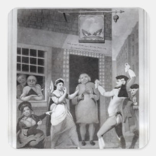 Pegatina Cuadrada Billingsgate Triumphant