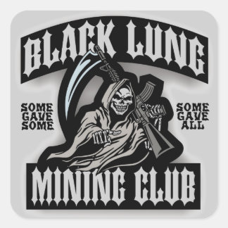PEGATINA CUADRADA BLACK LUNG EXPRESS