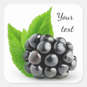 Pegatina Cuadrada Blackberry