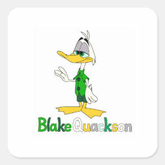 Pegatina cuadrada Blake Quackson
