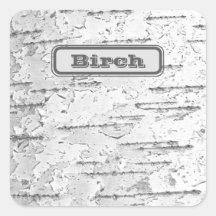 Blanco, como en Birch Bark Foto con nombre