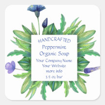 Blanco de la flor artesanal