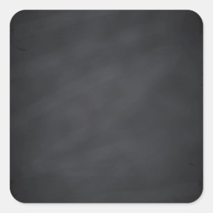 Pegatina Cuadrada Blank Faux Chalkboard Personalizar Texto Cada Paqu