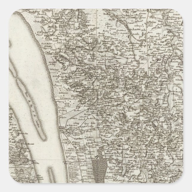 Pegatina Cuadrada Blaye (Anverso)