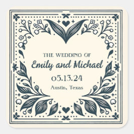 Pegatina Cuadrada Blogs Eternos