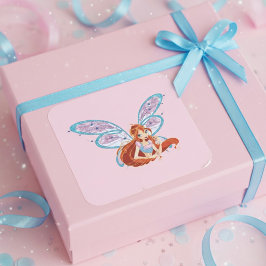 Pegatina Cuadrada Bloom