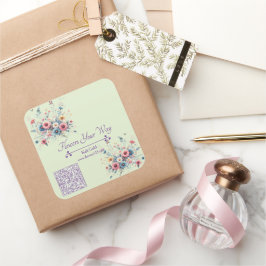 Pegatina Cuadrada Bloom & Brand