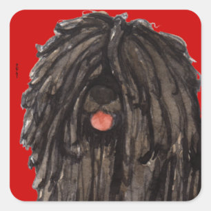 Pegatina Cuadrada Bloque de color Puli