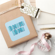 Blue Leopard Print Bonus Mom