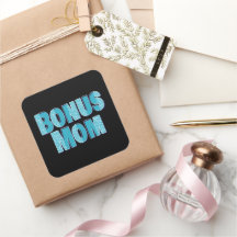 Blue Leopard Print Bonus Mom