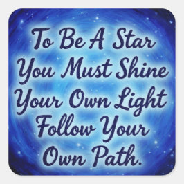 Pegatina Cuadrada BlueSkys