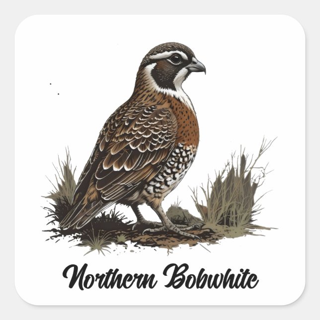 Pegatina Cuadrada Bobo norte (Anverso)