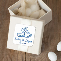 Boda de diversión moderna de cisne con iluminación