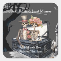 Boda de parejas esqueléticas