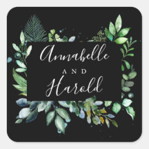 Boda elegante de la vegetación del bosque