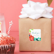 Boda floral de acuarela brillante