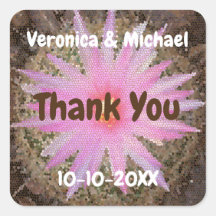 Boda Invitado Gracias Cactus Bloom Southwest