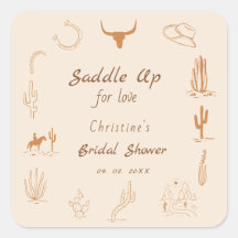 Boho Western Saddle up Cowboy Bridal