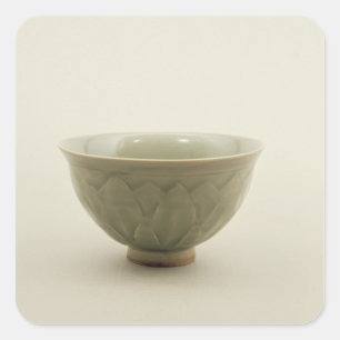 Pegatina Cuadrada Bola de celadón del norte