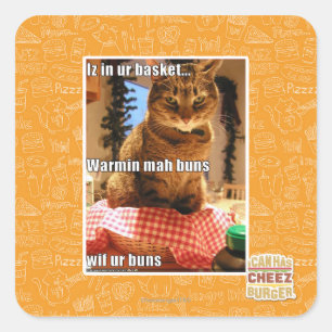 Pegatina Cuadrada Bollos de Warmin mah