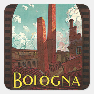 Pegatina Cuadrada Bolonia