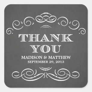 PEGATINA CUADRADA BONITO DE VENTAJA   ETIQUETAS DE BODA FAVOR