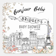 Bonjour Bebe Género Neutral Baby Shower