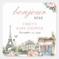 Bonjour Bébé Paris Baby Shower francés
