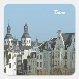 Pegatina Cuadrada Bonn