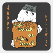 Boo de Halloween lindo - Truco o trato Halloween 