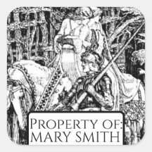 Bookplate, Personalizado, Victoriano Reproduction