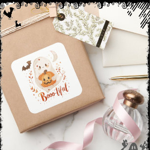 Pegatina Cuadrada Booo-tiful ExDesigner Halloween
