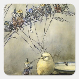 Pegatina Cuadrada “Bother the Gnat” de A Duncan Carse