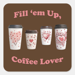 Pegatina Cuadrada botón