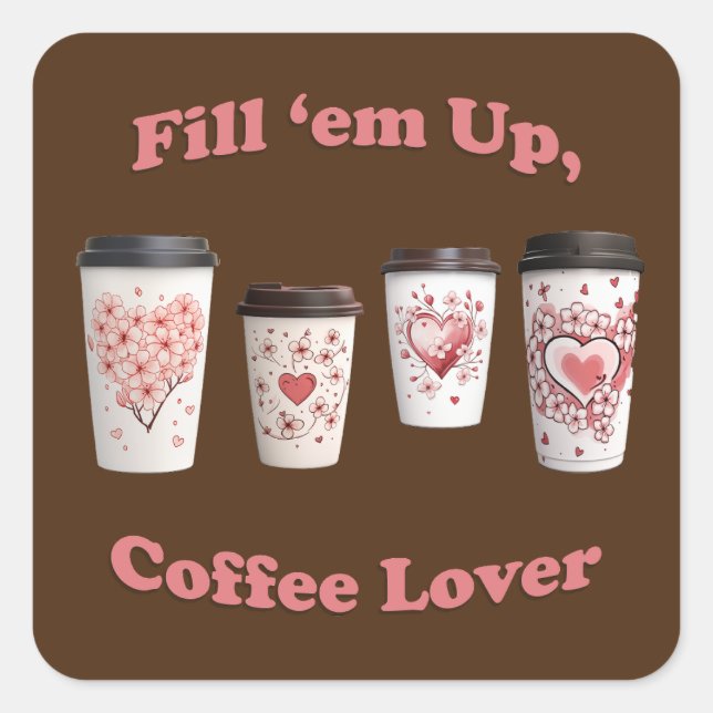 Pegatina Cuadrada botón (Anverso)