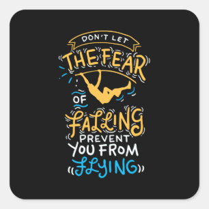 Pegatina Cuadrada Bóveda de polo Pole Vault