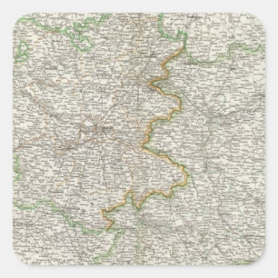 Pegatina Cuadrada Brandeburgo