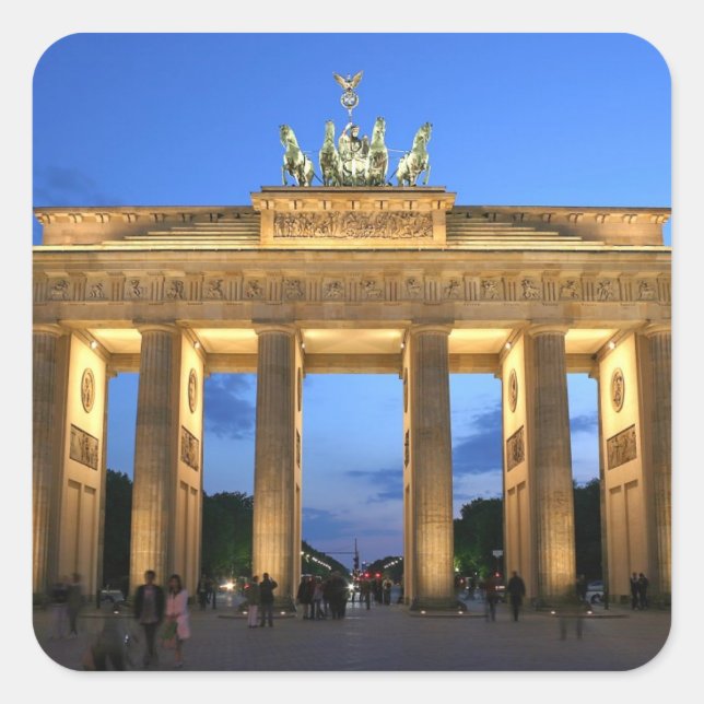 Pegatina Cuadrada brandenburg eve (Anverso)