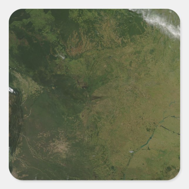 Pegatina Cuadrada Brasil (Anverso)