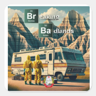 Pegatina Cuadrada Breaking Badlands