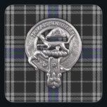 Pegatina Cuadrada Breizh Escudo y Tartan National Breizh<br><div class="desc">Breizh Escudo y Tartan National Breizh</div>